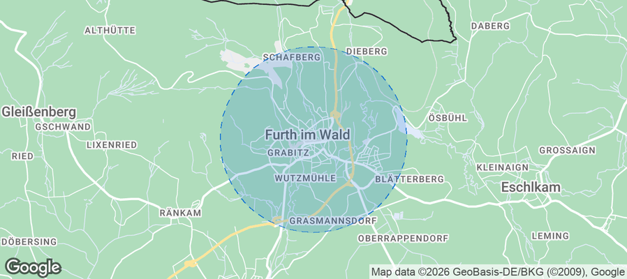 Furth im Wald Airbnb map